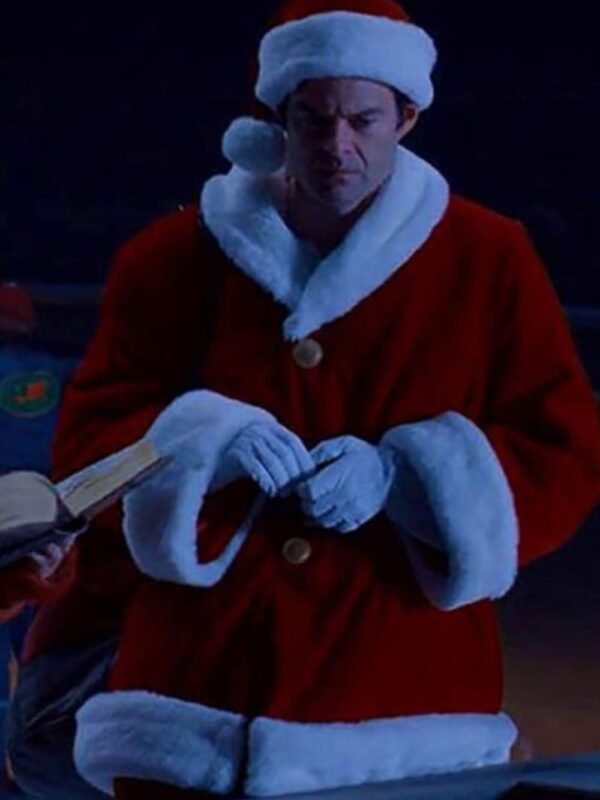 Nick Kringle Noelle Red San­ta Clause Cos­tume Coat