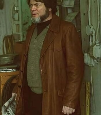 Nick Offerman Fargo Karl Weathers Brown Coat