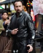 Nicolas Cage Prisoners of the Ghostland Hero Real Leather Jacket
