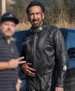 Nicolas Cage Prisoners of the Ghostland Hero Real Leather Jacket