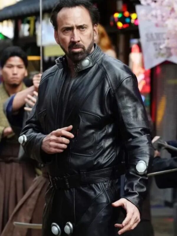 Nicolas Cage Prisoners of the Ghostland Hero Real Leather Jacket