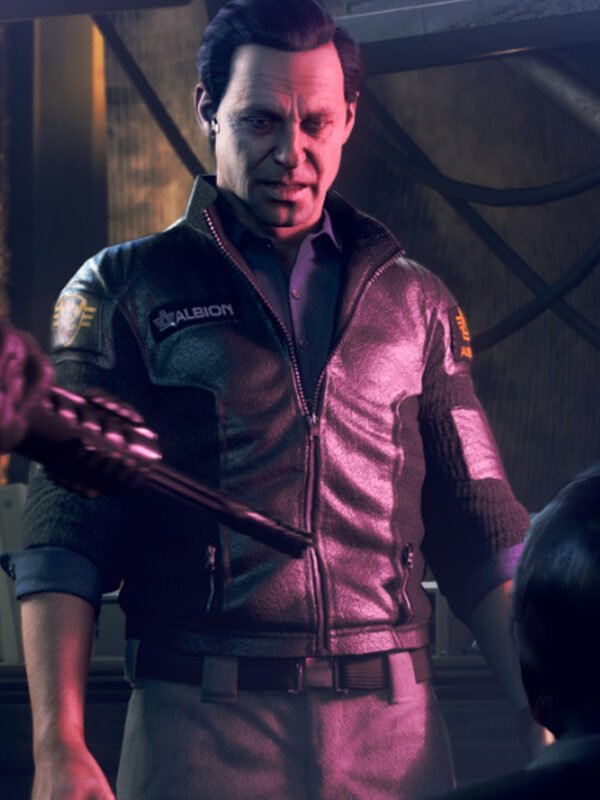 Nigel Cass Watch Dogs Legion Leather Jacket