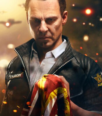 Nigel Cass Watch Dogs Legion Leather Jacket