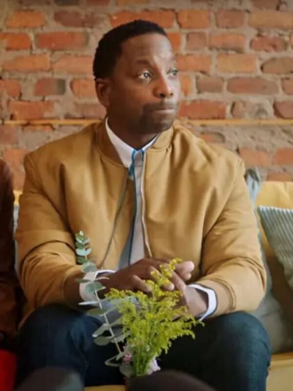 Nigel Downer Love Hacks Yellow Bomber Jacket