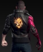 Night City Dreamer Cyberpunk 2077 Black Bomber Jacket