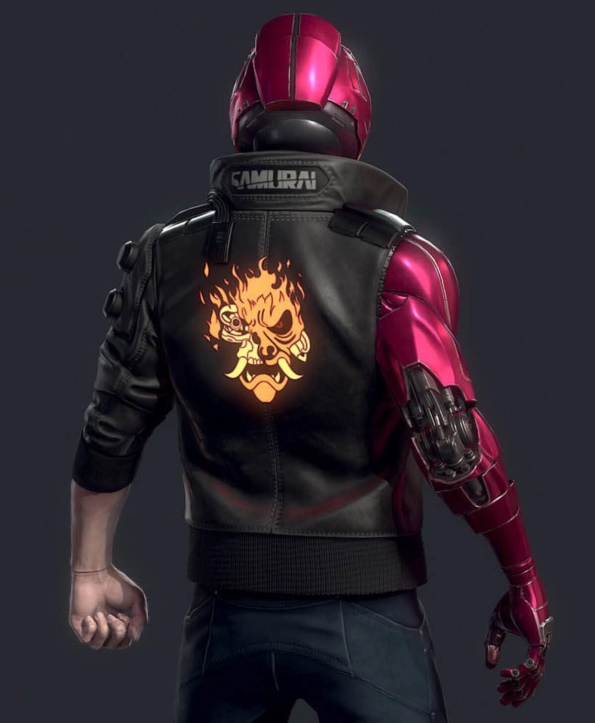 Night City Dreamer Cyberpunk 2077 Black Bomber Jacket