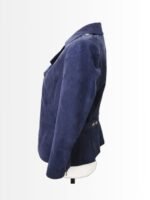 Nina Dobrev The Vampire Diaries S05 Navy Biker Jacket