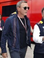 No Time To Die James Bond Blue Cafe Racer Jacket