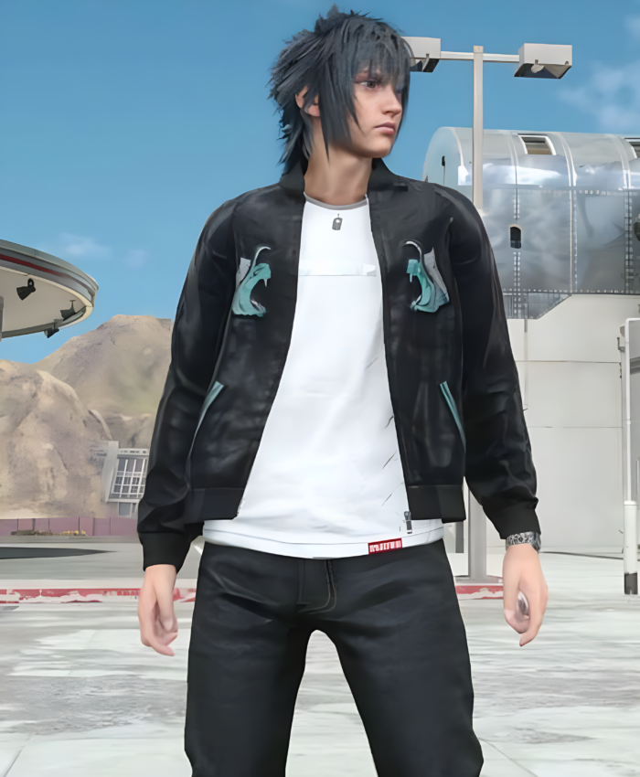 Noctis Lucis Caelum Leather Jacket