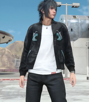 Noctis Lucis Caelum Leather Jacket