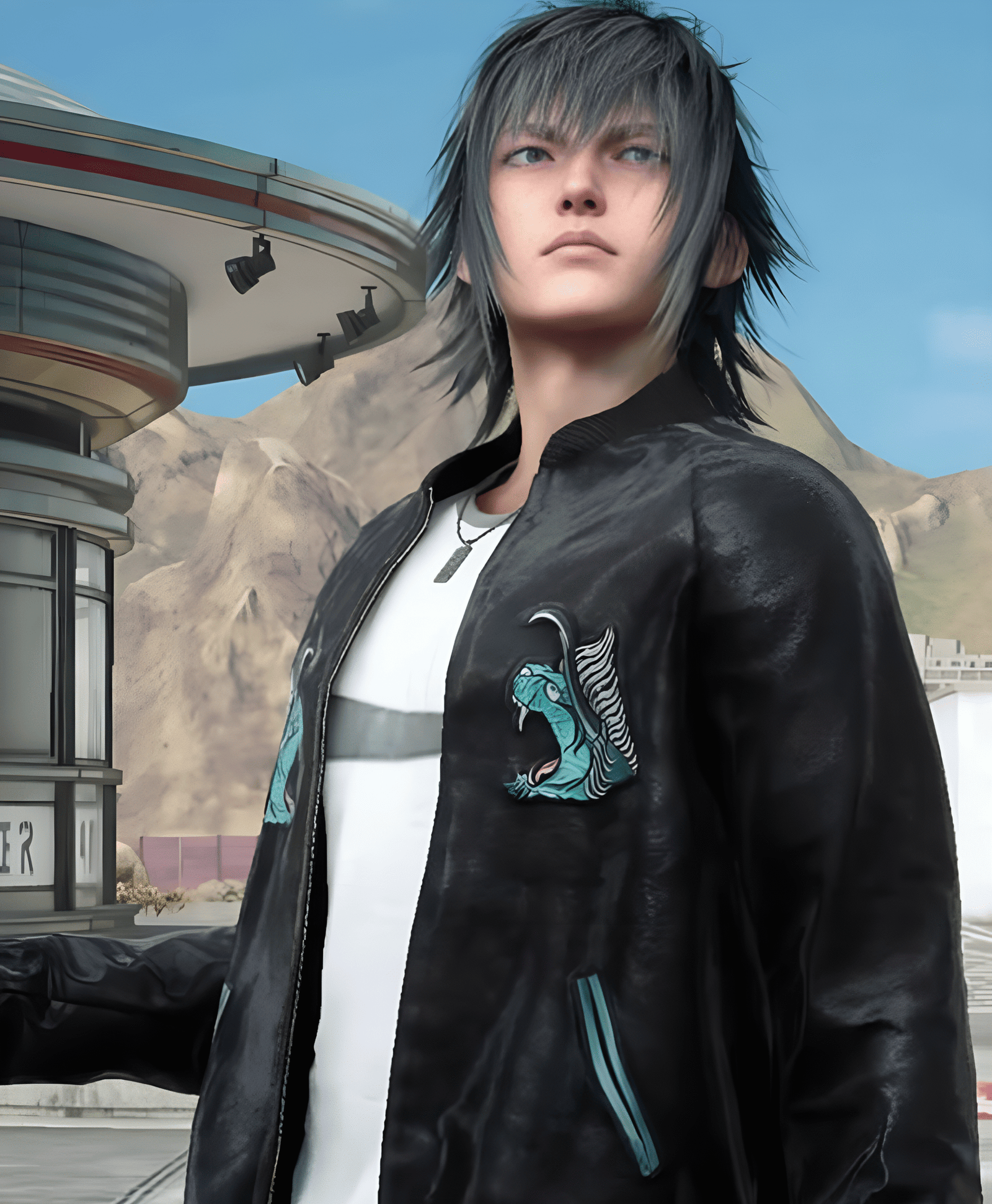 Noctis Lucis Caelum Leather Jacket Noctis Lucis Caelum Leather Jacket