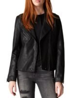Nora West Allen The Flash S05 Black Leather Jacket