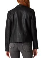 Nora West Allen The Flash S05 Black Leather Jacket