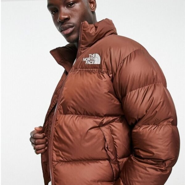North Face Brown Puffer Jacket