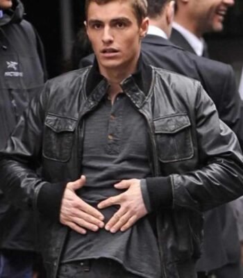 Now You See Me Dave Franco Black Leather Jacket