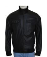 Now You See Me Dave Franco Black Leather Jacket