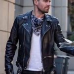 Oliver Queen Arrow Black Motorcycle Jacket