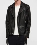 Oliver Queen Arrow Black Motorcycle Jacket