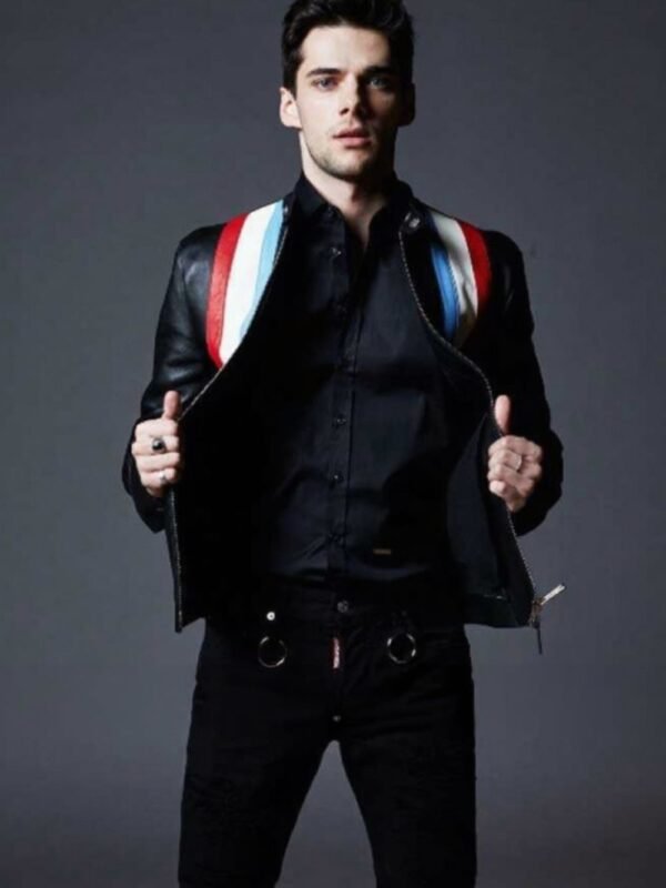 Omar Ayuso Elite Omer Shanaa Black Leather Jacket