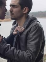 Omar Ayuso Elite Omer Shanaa Black Leather Jacket