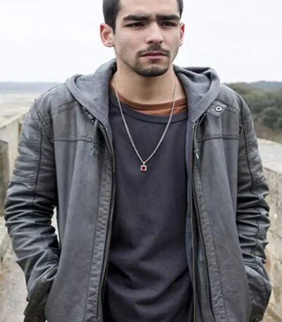 Omar Ayuso Elite Omer Shanaa Black Leather Jacket