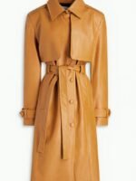 Only Murders in the Building S4 Eva Longoria Leather Coat