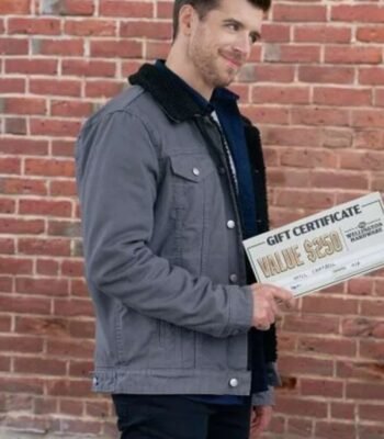 Our Christmas Mural 2023 Dan Jeannotte Grey Jacket