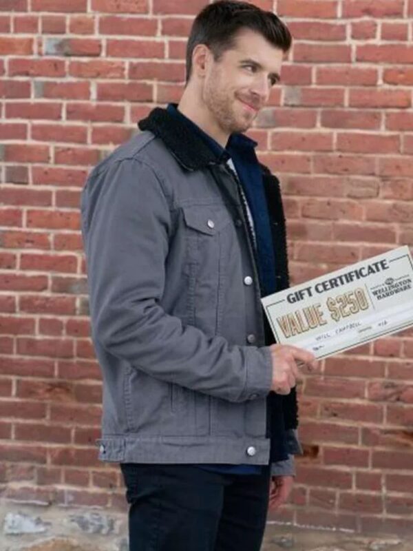 Our Christmas Mural 2023 Dan Jeannotte Grey Jacket