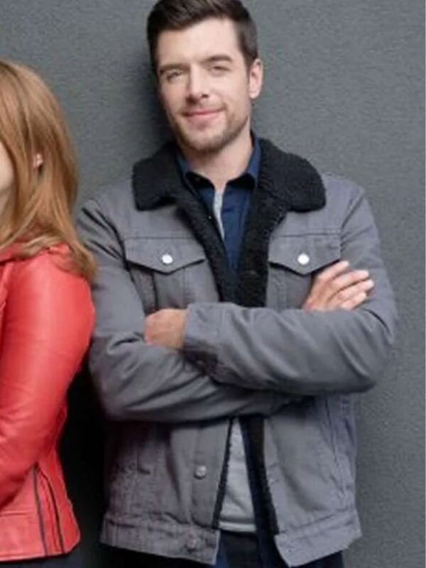 Our Christmas Mural 2023 Dan Jeannotte Grey Jacket