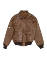 Oversized Alyssa Jessica Barden Brown Jacket