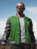PUBG 5m Varsity Leather Jacket