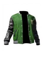 PUBG 5m Varsity Leather Jacket