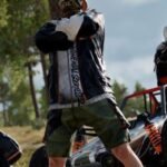 PUBG 8.2 Patch Leather Hoodie Jacket