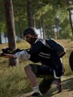 PUBG 8.2 Patch Leather Hoodie Jacket