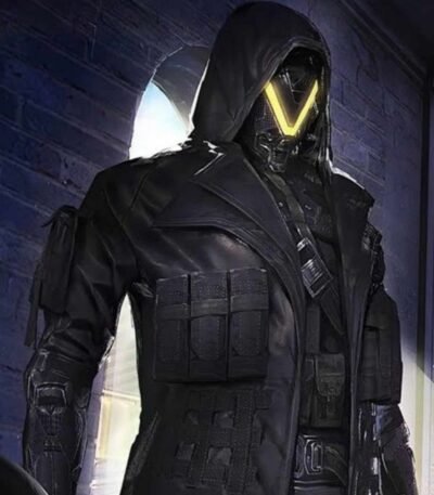 PUBG Season 11 Elite Agent Leather Long Trench Coat