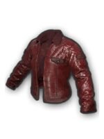 PUBG Western Cowboy Red Quilted Leather Jacket