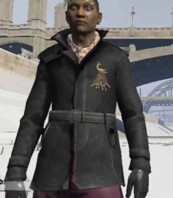 Pagan Min Far Cry 4 Black Suede Leather Coat