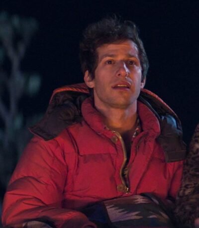 Palm Springs Nyles Red Hooded Jacket