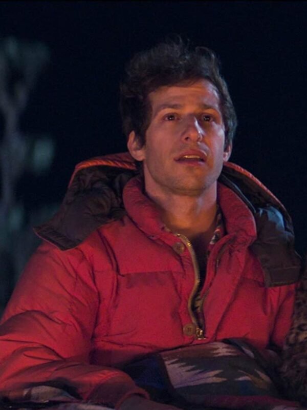 Palm Springs Nyles Red Hooded Jacket