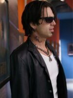 Pam and Tommy Sebastian Stan Black Leather Jacket