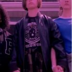 Paper Girls Mac Coyle Leather Bomber Jacket