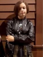 Paper Girls Mac Coyle Leather Bomber Jacket