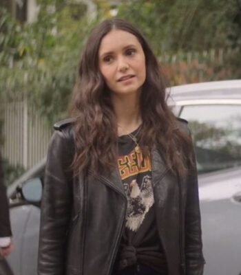 Parker McDermott The Out Laws 2023 Black Leather Jacket