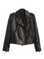 Parker McDermott The Out Laws 2023 Black Leather Jacket