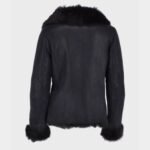 Patricia Black Shearling Fur Leather Jacket