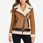 Patricia Brown Suede Leather Coat