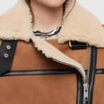 Patricia Brown Suede Leather Coat
