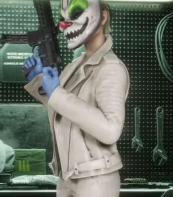 Payday 3 Pearl White Biker Jacket