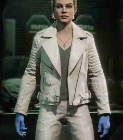 Payday 3 Pearl White Biker Jacket