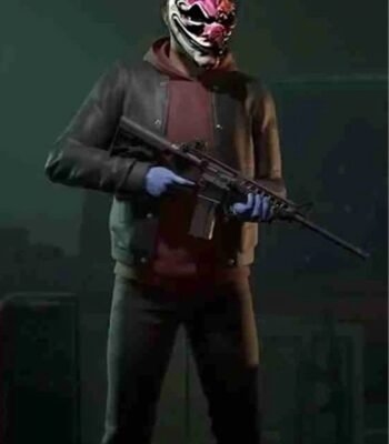 Payday Hoxton Cosplay Brown Leather Jacket